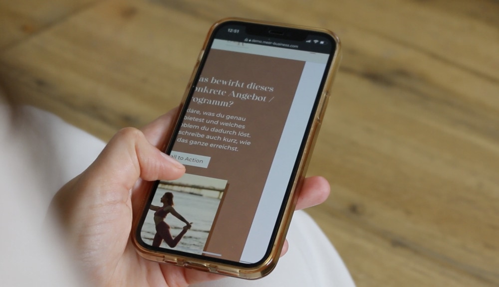 Divi mobile Ansicht Website verschiebt sich